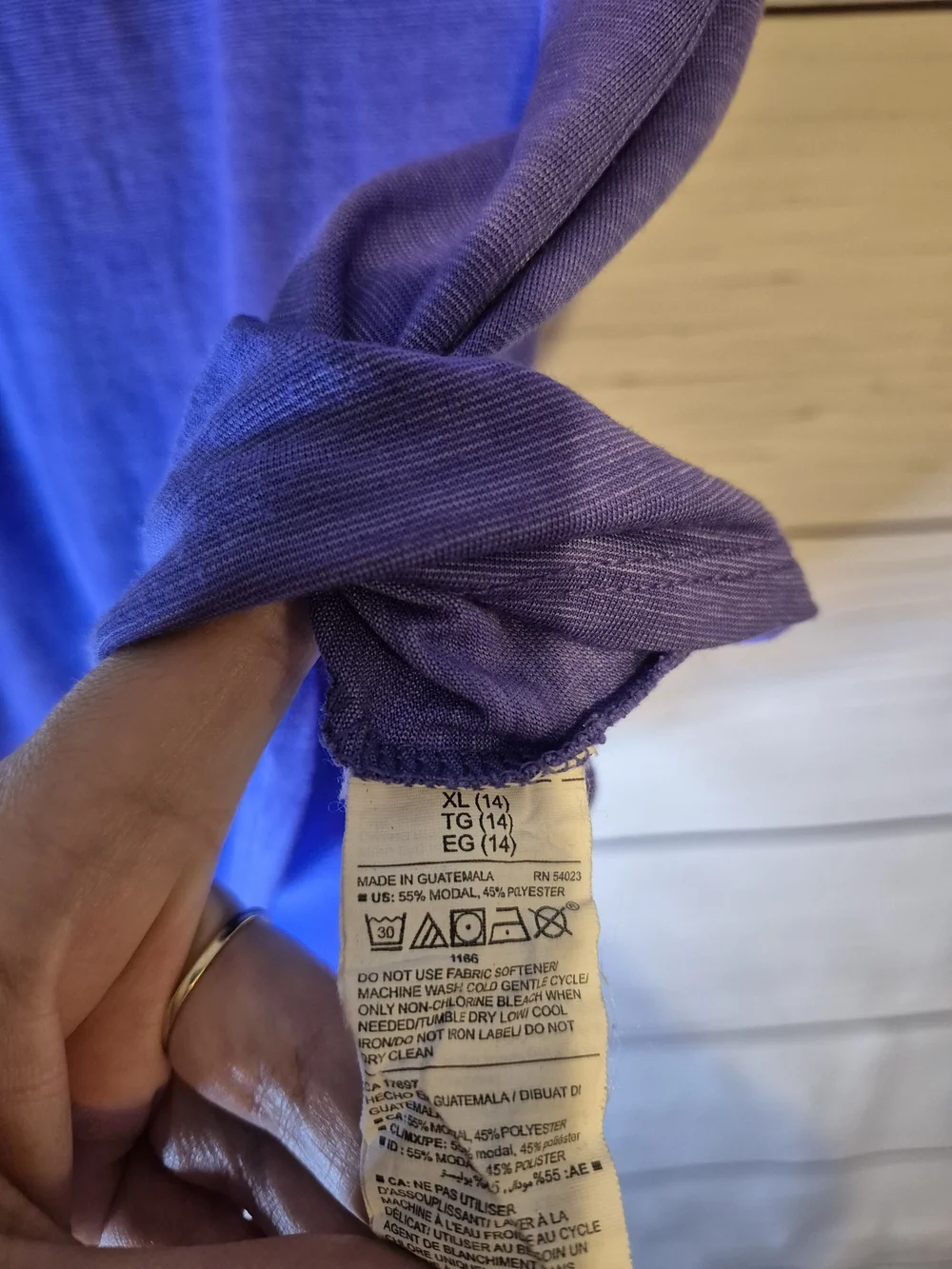 Old Navy Purple Lightweight Short Sleeve Kids Athletic Tee XL (14)